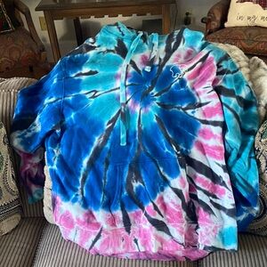 Ivory Ella Blue and Pink Tie-Dye Sweatshirt